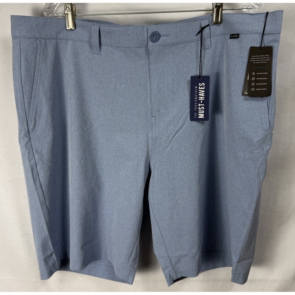 Travis Mathew Beck Shorts 40 X 9.5 Inseam Golf Tennis Chino 1MM208 Men's